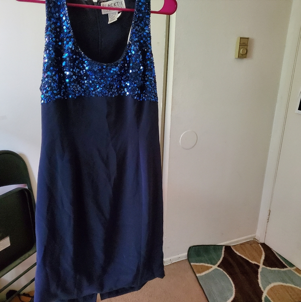 Blue dress